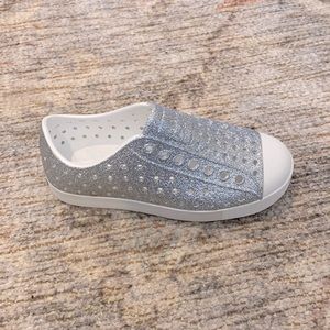 Native Girls' Jefferson Bling Glitter Slip-On Sneakers